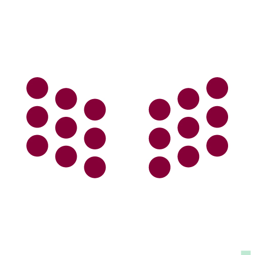 Chevron layout example