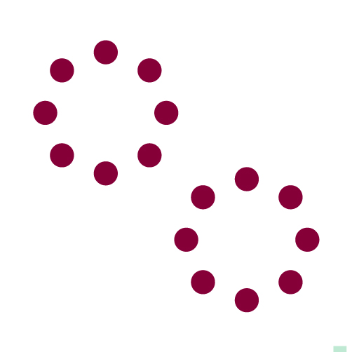 Circle layout example