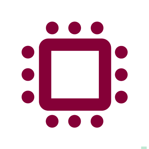 Hollow Square layout example